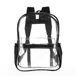 HEAVY DUTY CLEAR TRANSPARENT BACKPACK - NEW(SEALED) SEE PHOTOS